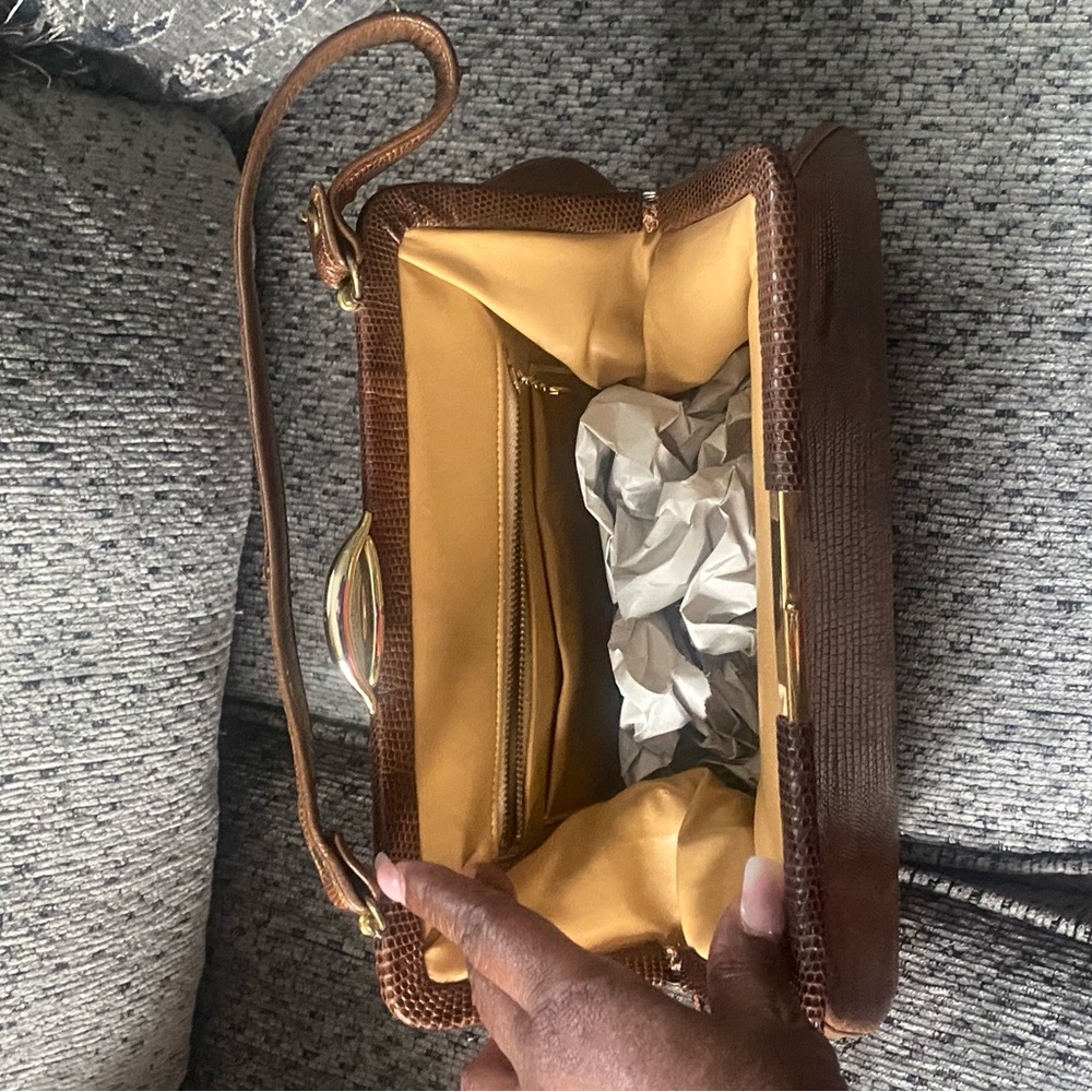 Brown Leather Handbag